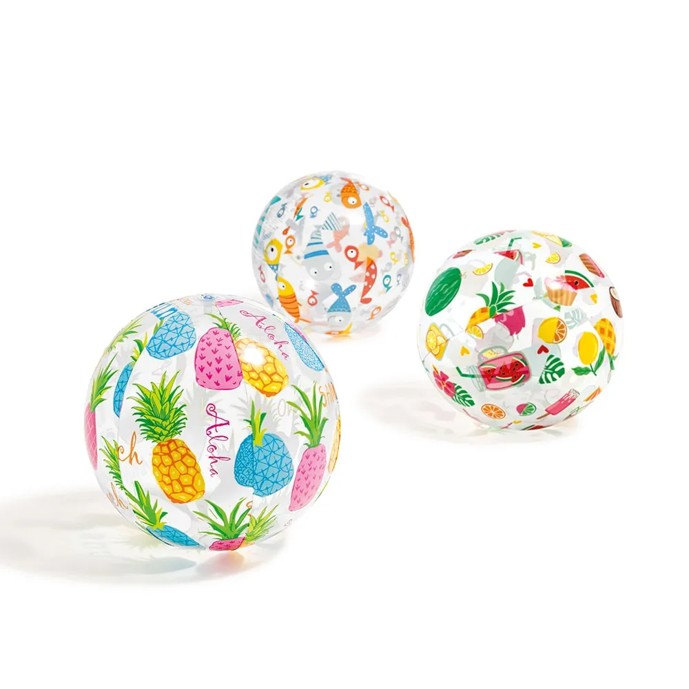 充氣沙灘球 Lively Print Balls