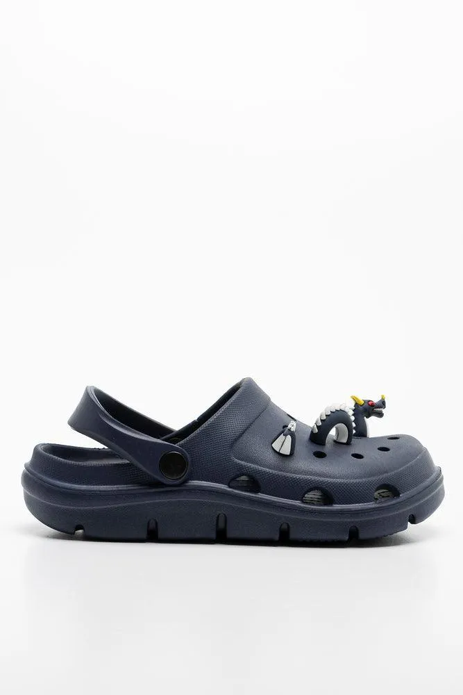 3D Dragon Clog Navy