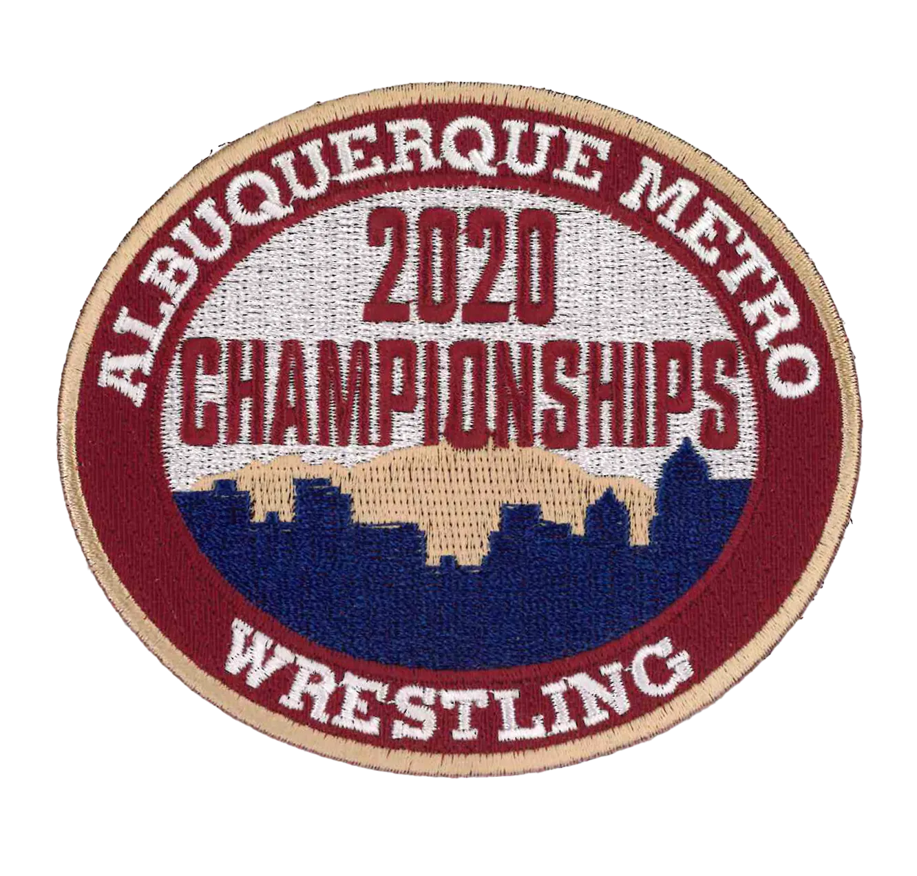 ABQ Metro Wrestling Championship Patches