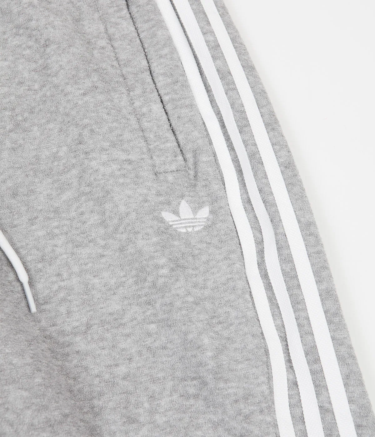 Adidas Bouclette Pants - Medium Grey Heather / White