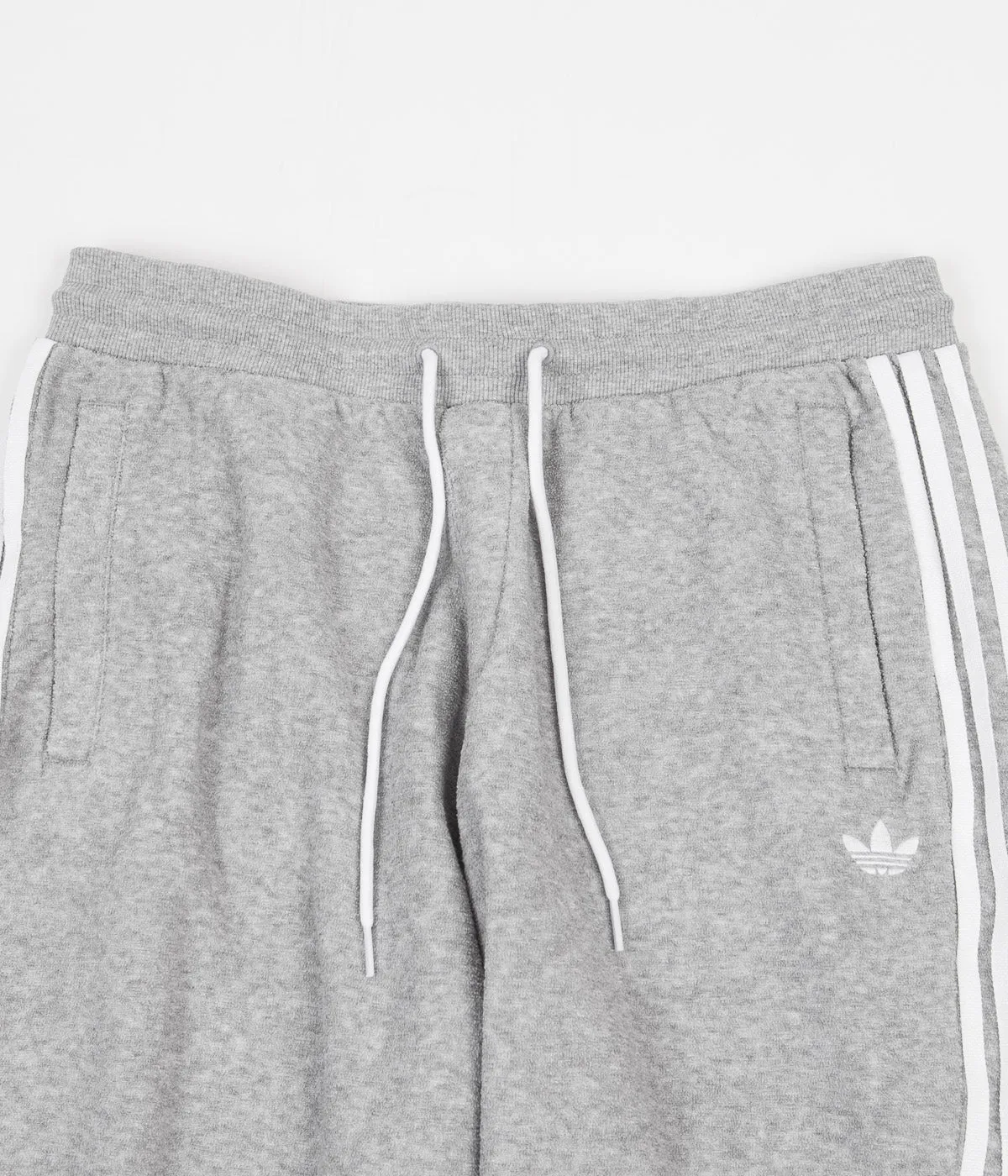 Adidas Bouclette Pants - Medium Grey Heather / White