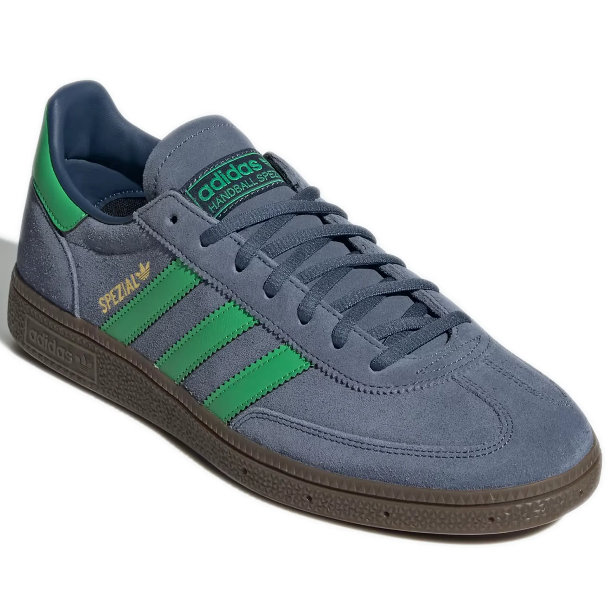 Adidas Handball Spezial Men's Shoes - Preloved Ink / Semi Screaming Green / Gold Metallic