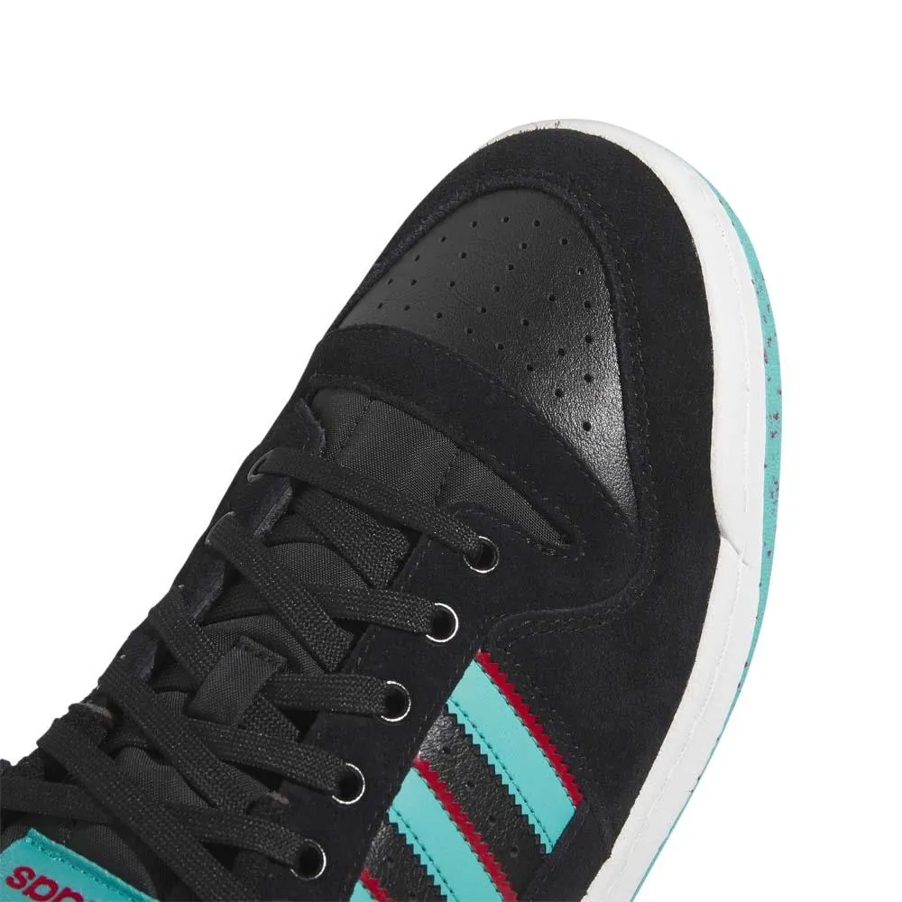 Adidas Skateboarding Forum Low 84 ADV Core Black Bold Gold Scarlet Skate Shoes