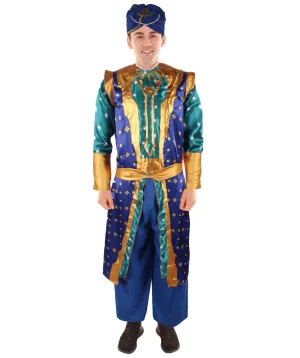 Adult Men's Cosplay Costume of Genie I Soft Synthetic Fabric I Perfect For Halloween