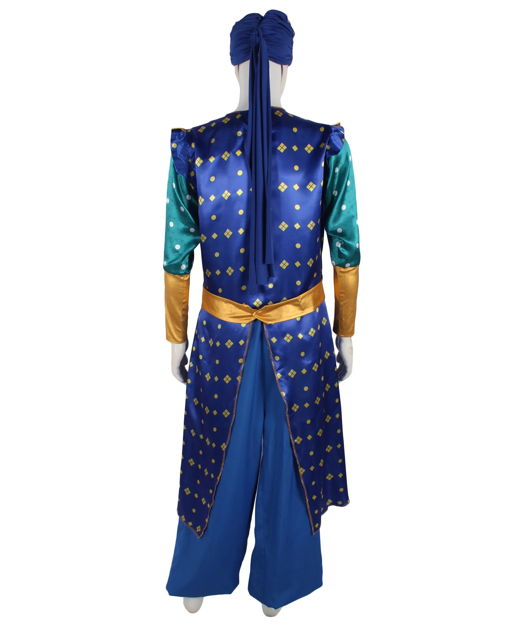 Adult Men's Cosplay Costume of Genie I Soft Synthetic Fabric I Perfect For Halloween