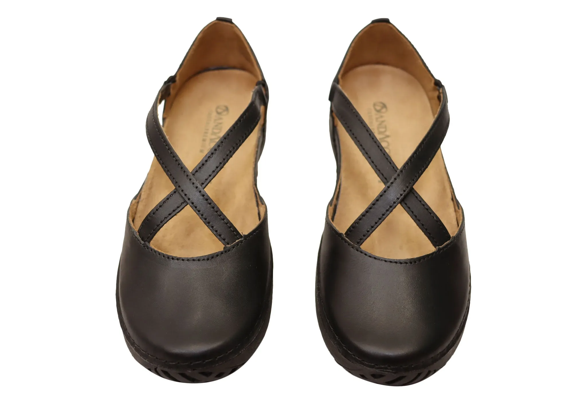 Andacco Moxley Womens Comfortable Leather Shoes Made In Brazil