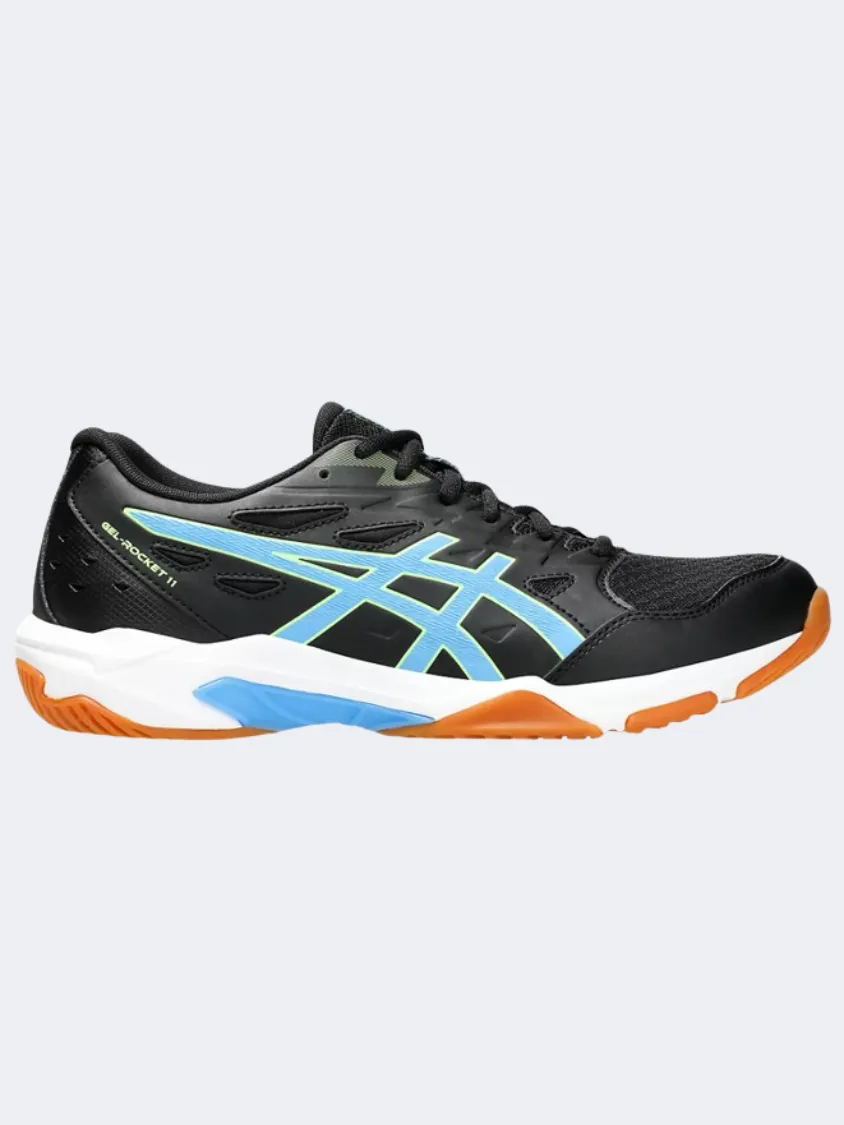 Asics Rocket 11 Men Tennis Shoes Black/Waterscape