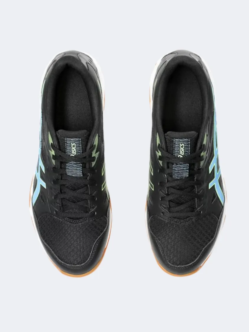 Asics Rocket 11 Men Tennis Shoes Black/Waterscape