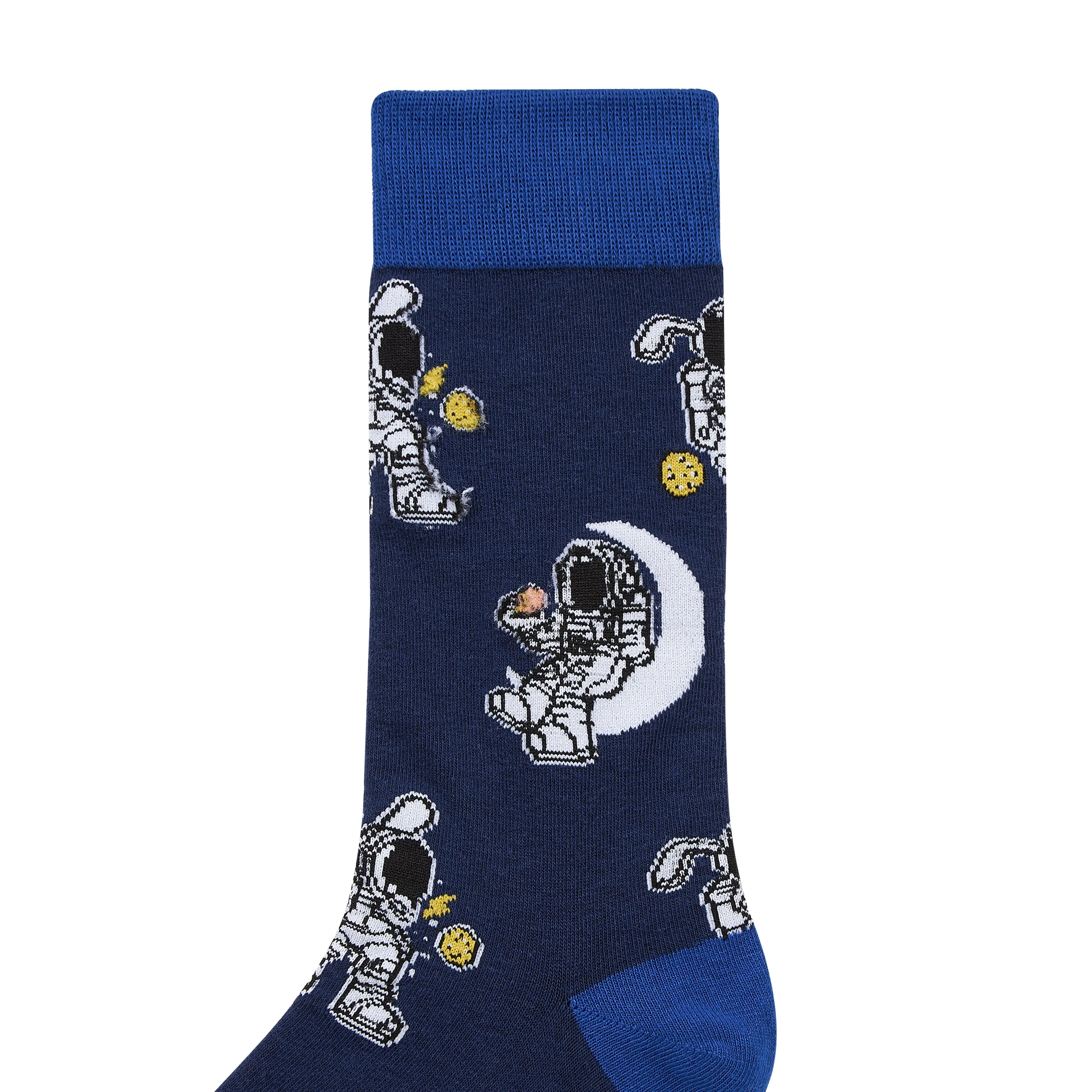 Astro Fun Printed Crew Length Socks