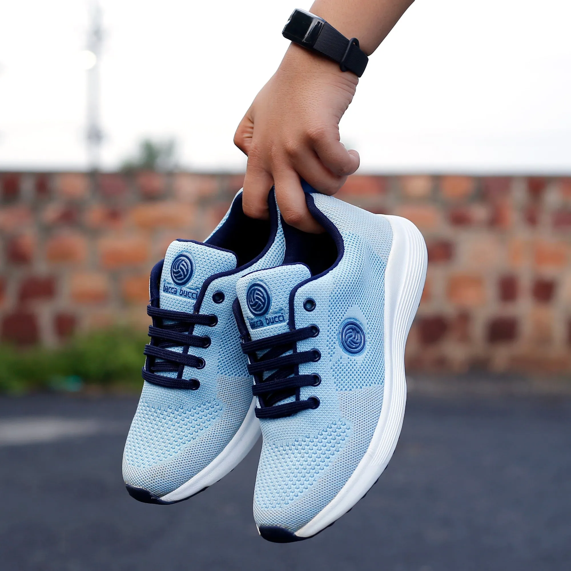 Bacca Bucci TOKYO Women Shoes | Sky Blue Casual Sneakers For Women