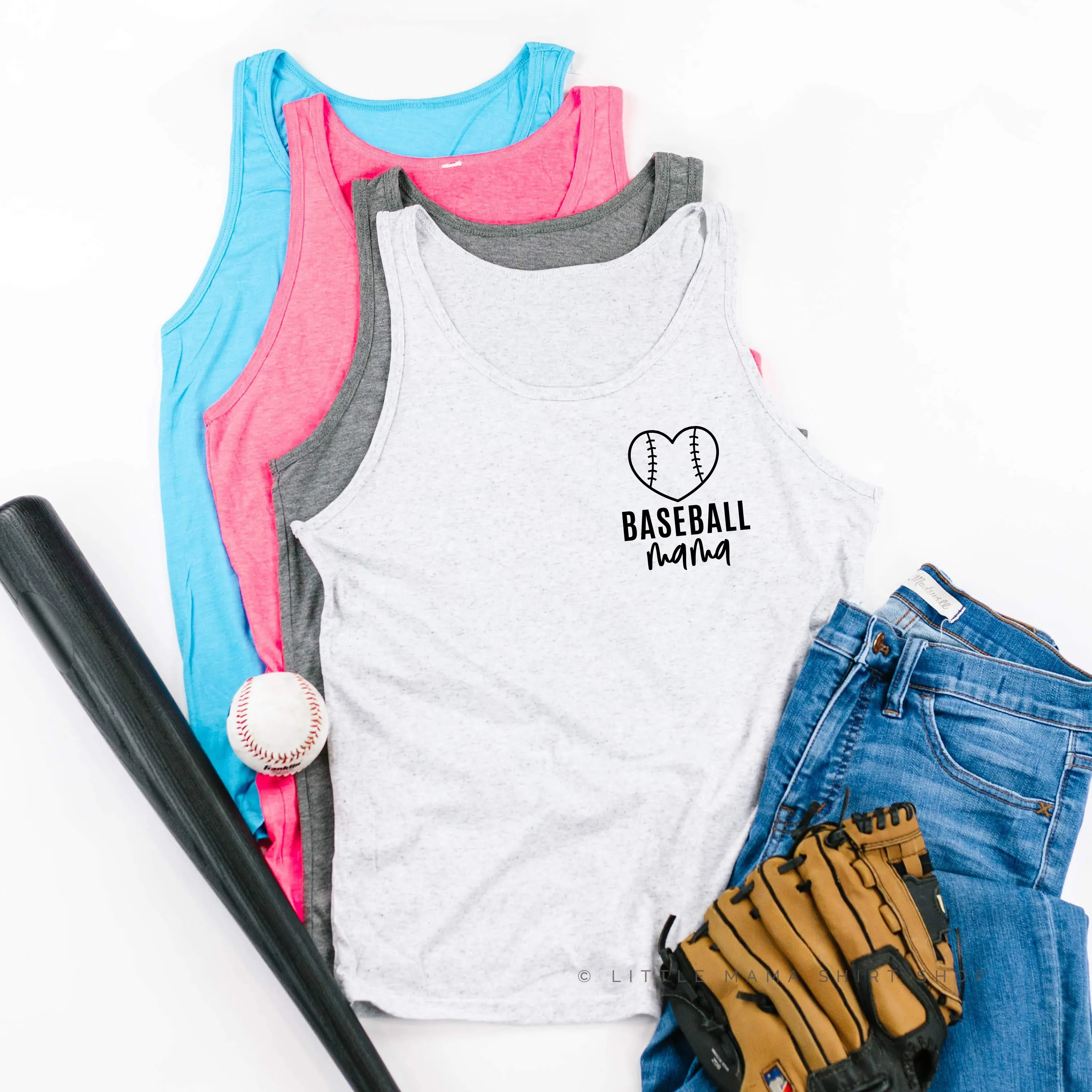 Baseball Mama - Pocket Design - Unisex Jersey Tank