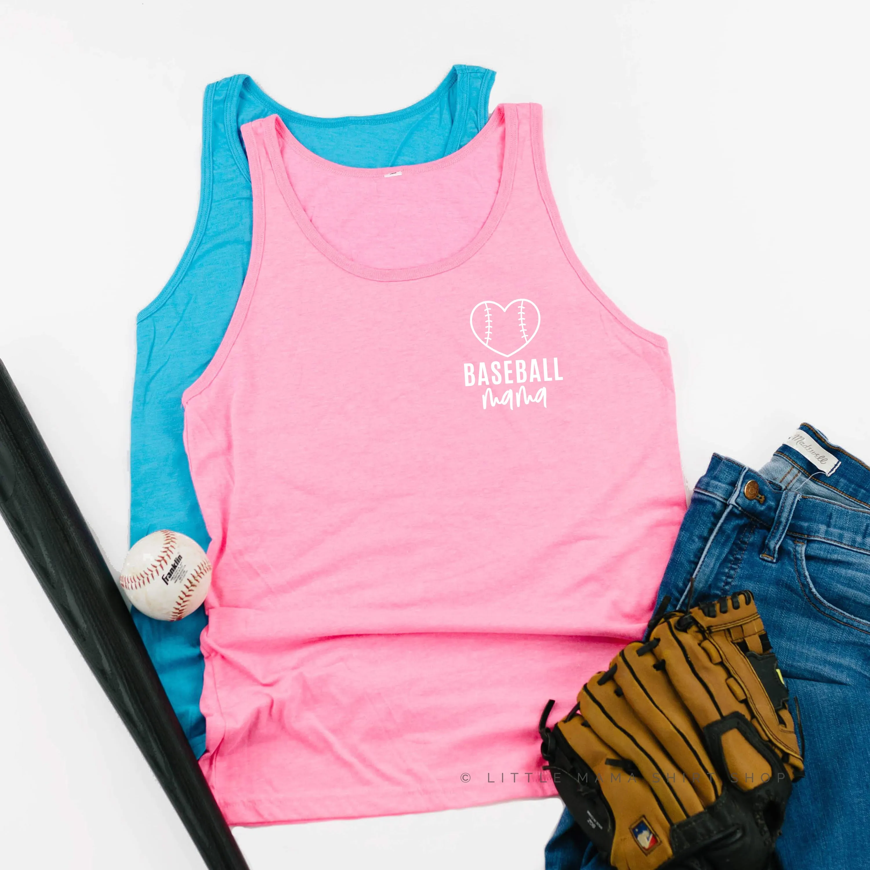 Baseball Mama - Pocket Design - Unisex Jersey Tank