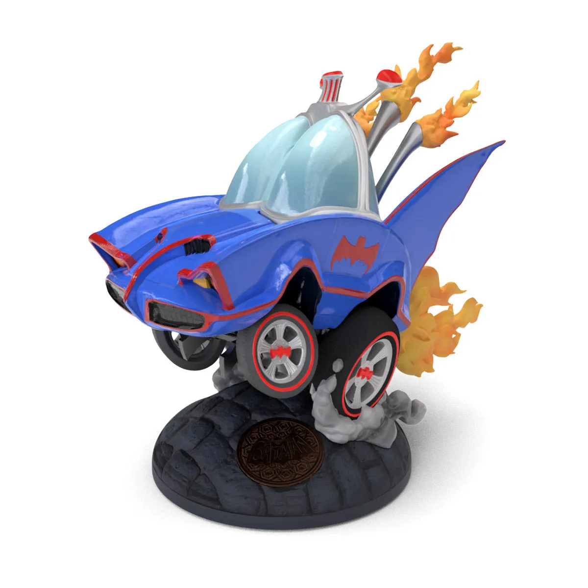 Batman Classic TV Series Batmobile Statue: Blue Variant