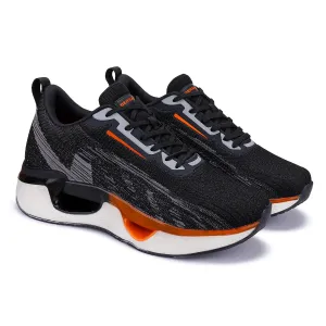 Bersache Lightweight Sports Running Shoes For Men Black-9063