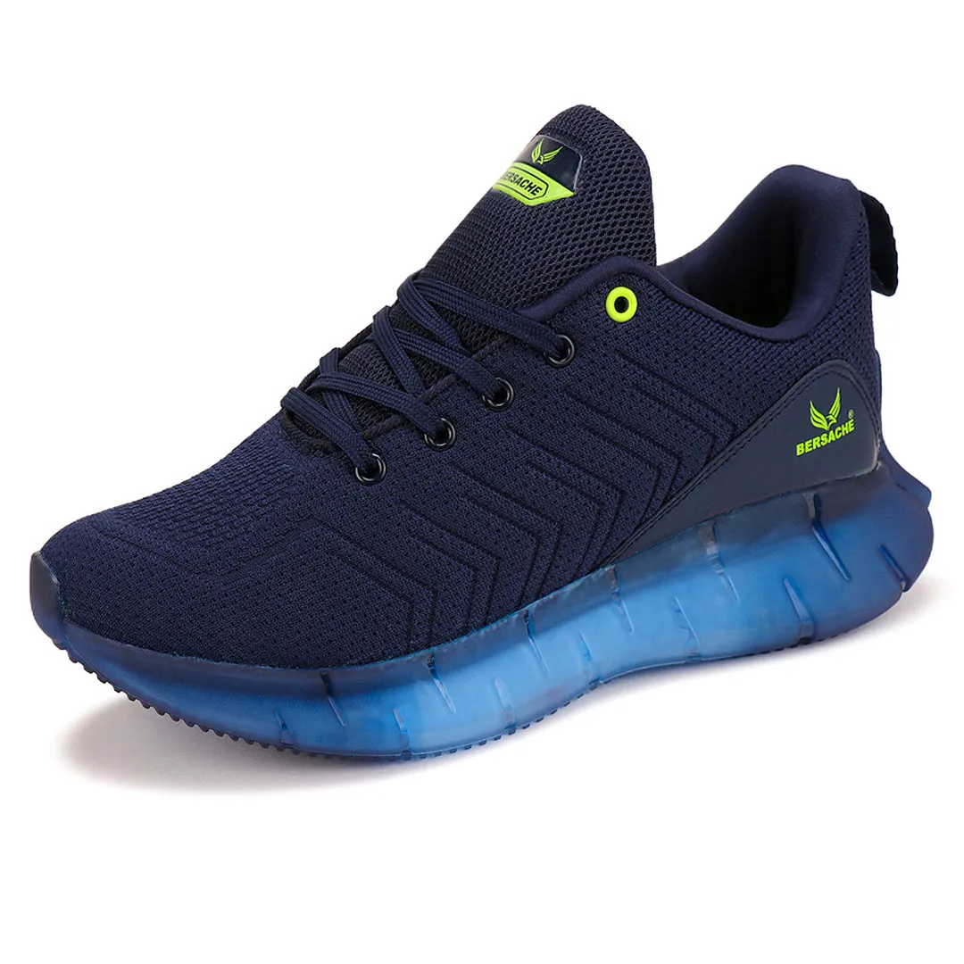 Bersache Lightweight Sports Running Shoes For Men Blue-9024