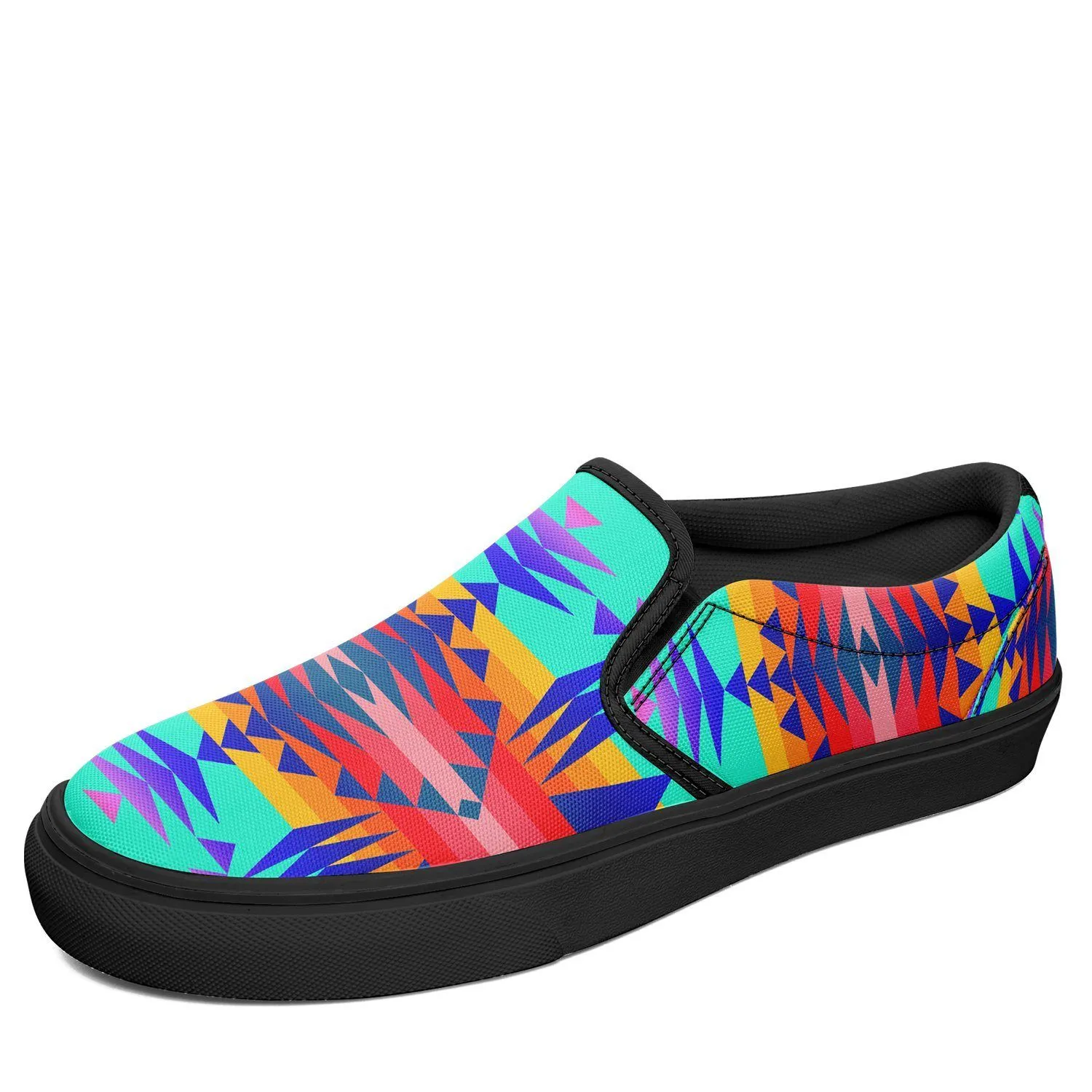 Between the Mountains Spring Otoyimm Kid's Canvas Slip On Shoes