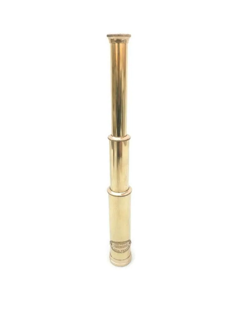 Brass Telescope Royal Navy Handmade Telescope Lens Cover