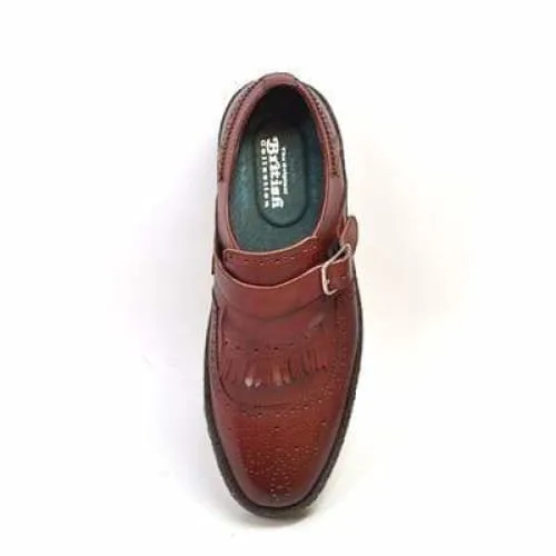 British Walkers Wingtip Low Cut Men's Dark Brown Leather