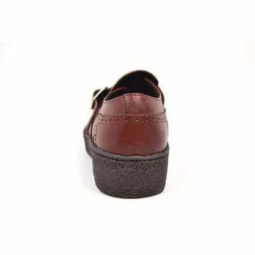 British Walkers Wingtip Low Cut Men's Dark Brown Leather