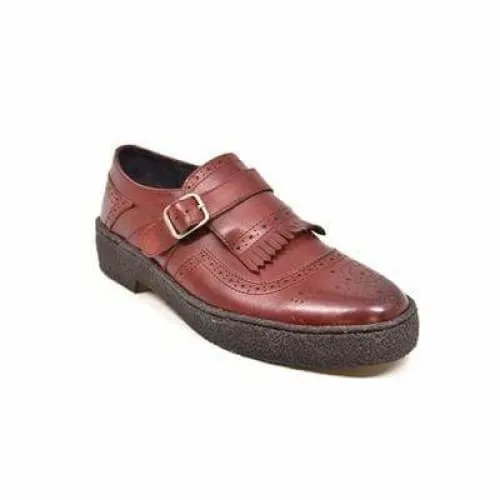 British Walkers Wingtip Low Cut Men's Dark Brown Leather