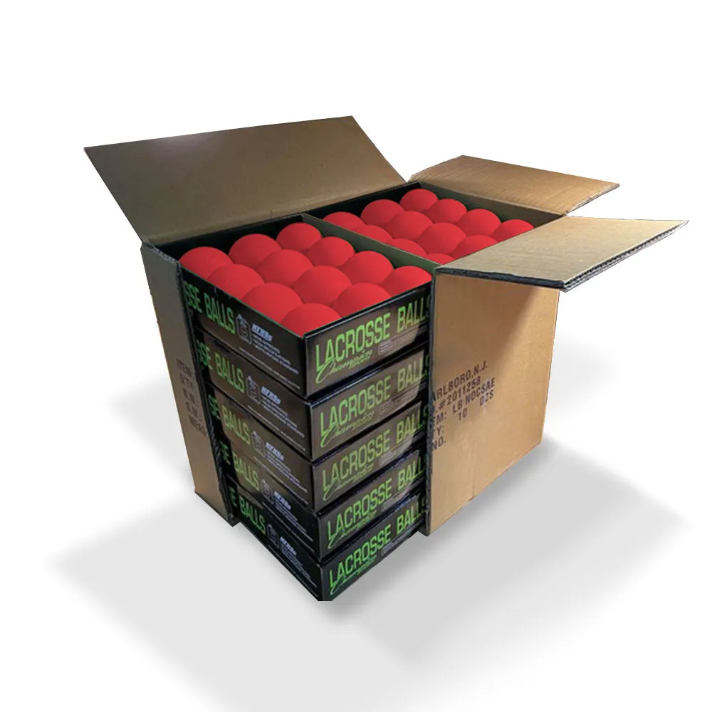 Case 120 NFHS  Red Lacrosse  Balls