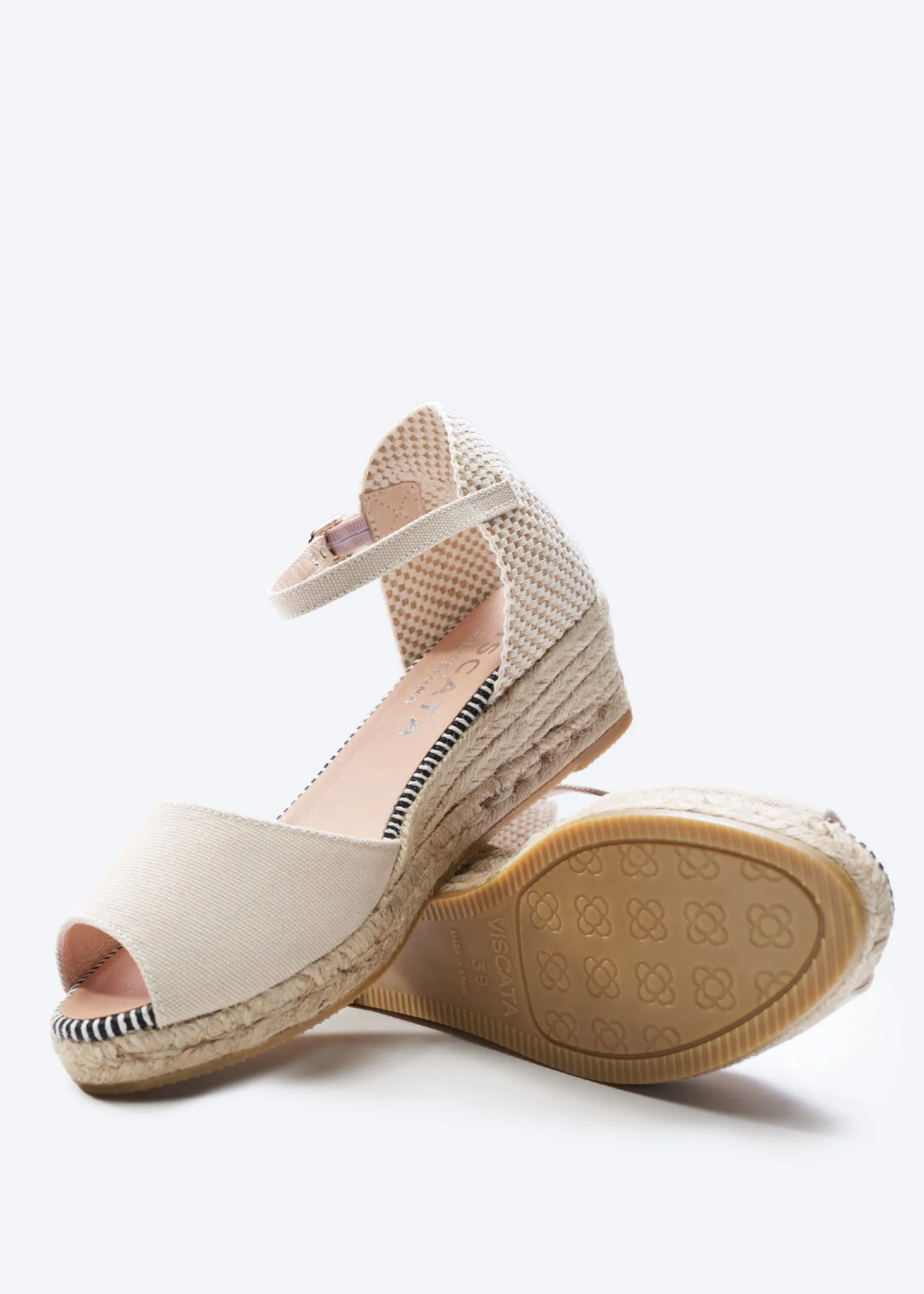 Cavall Canvas Espadrille Sandal Wedges