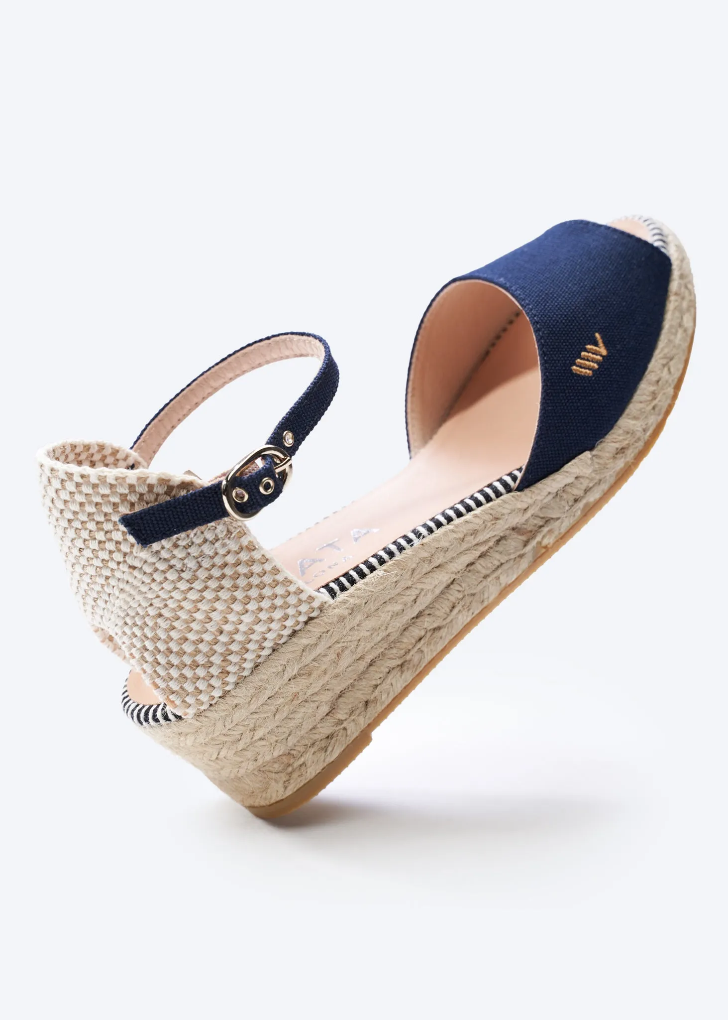 Cavall Canvas Espadrille Sandal Wedges