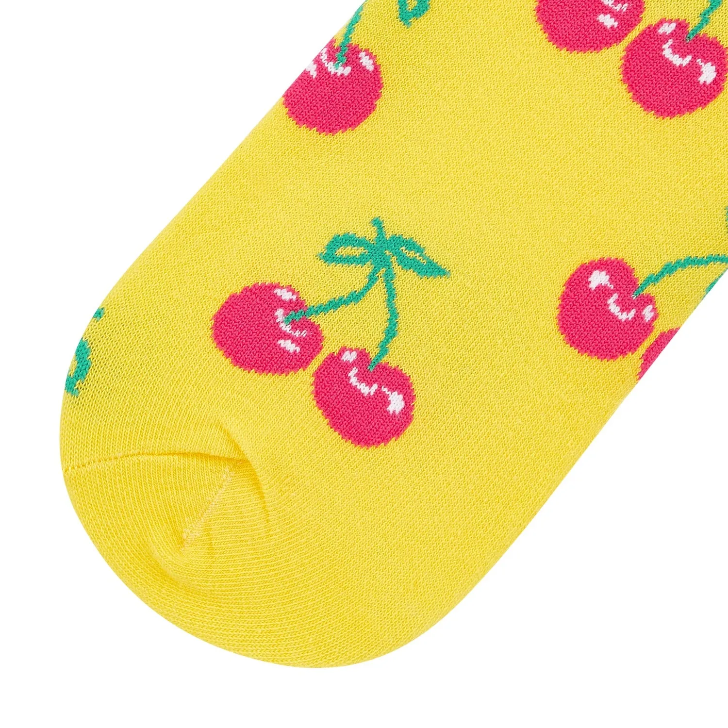 Cherry Printed Ankle Socks