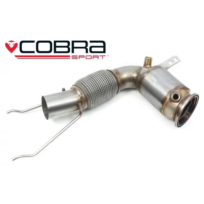 Cobra Exhausts - Mini (Mk3) Cooper S (F56 LCI) Facelift Sports Cat / De-Cat Downpipe Performance Exhaust