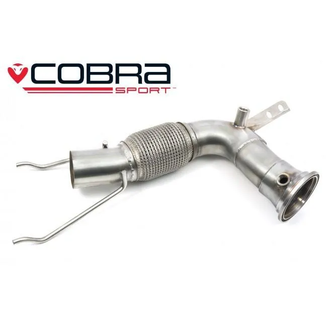 Cobra Exhausts - Mini (Mk3) JCW (F56 LCI) Facelift Sports Cat / De-Cat Downpipe Performance Exhaust