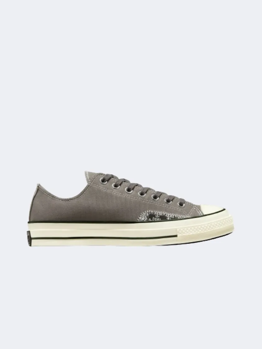 Converse Chuck 70 Crafted Ollie Patch Women Lifestyle Shoes Grey