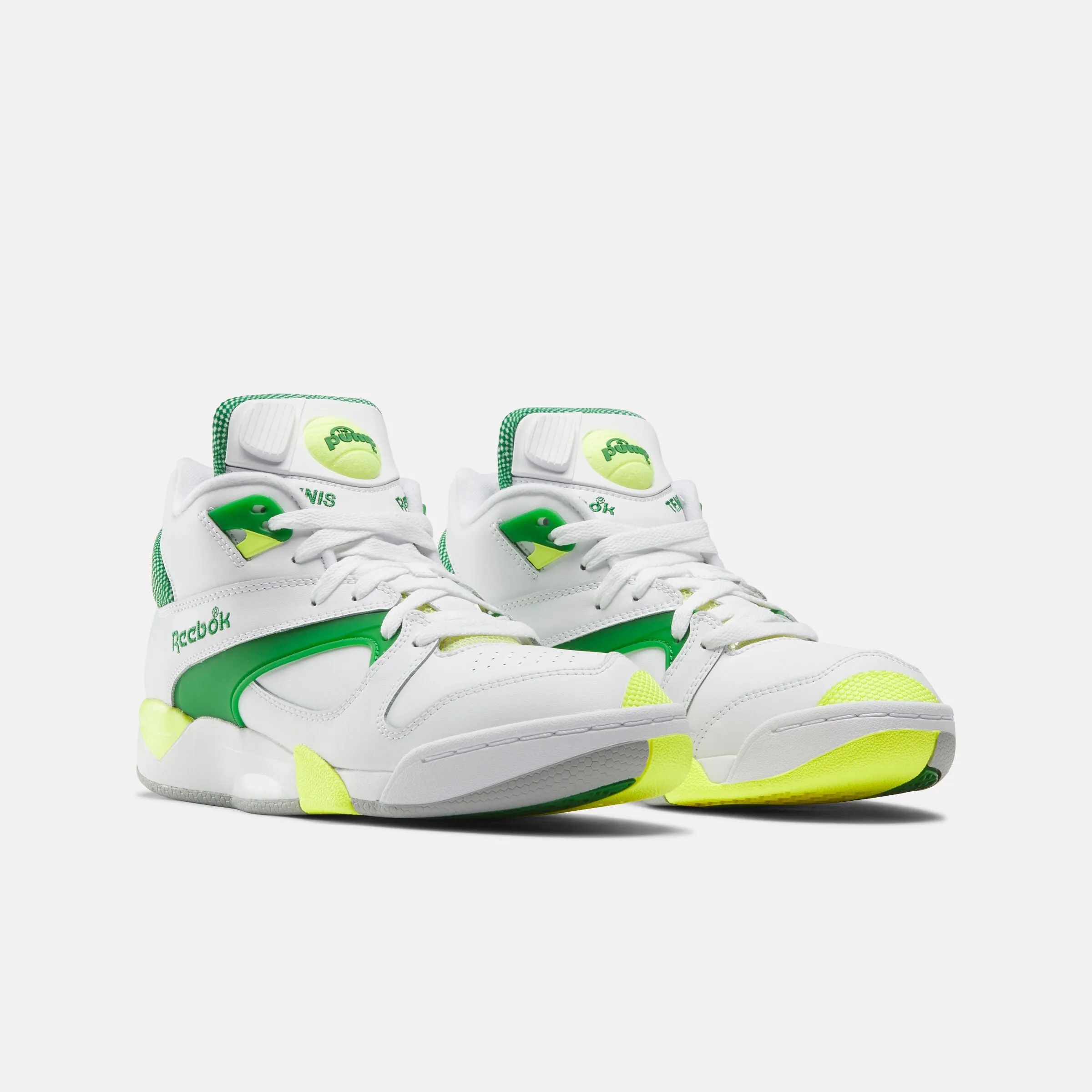 Court Victory Pump White/Glen Green/Acid Yellow