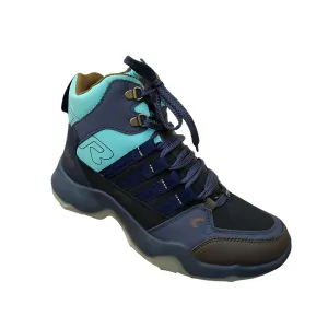 CTR Rub-600 High Ankle Trekking and Hiking Shoes - Blue   Black