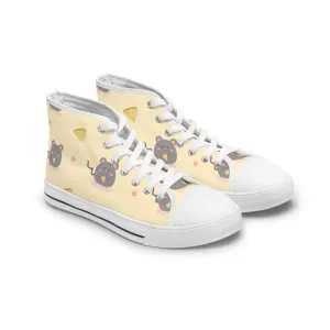 Cute Mouse Women's High Top Sneakers