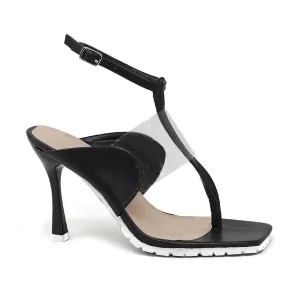 DREZZY-26 Women's Open Square Toe High Heels