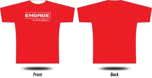 Engage Pickleball - Tee (Red)