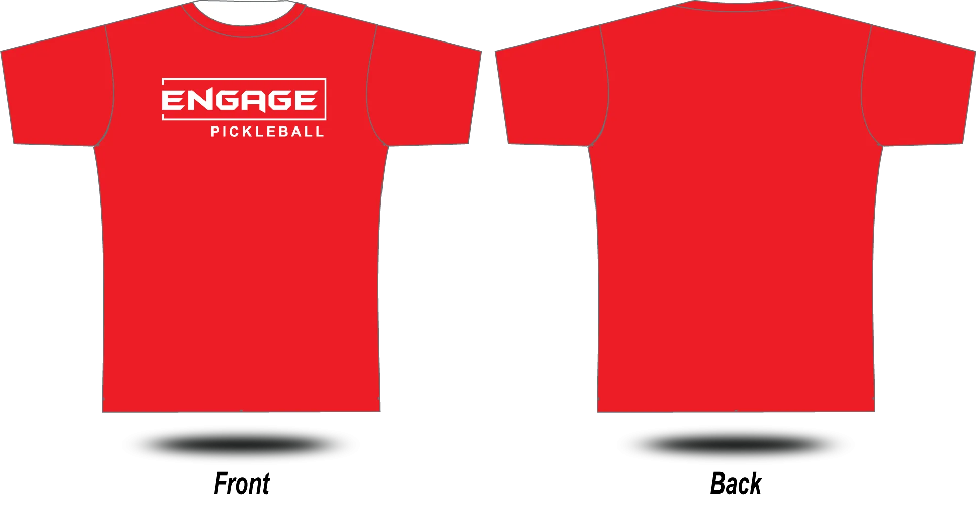 Engage Pickleball - Tee (Red)