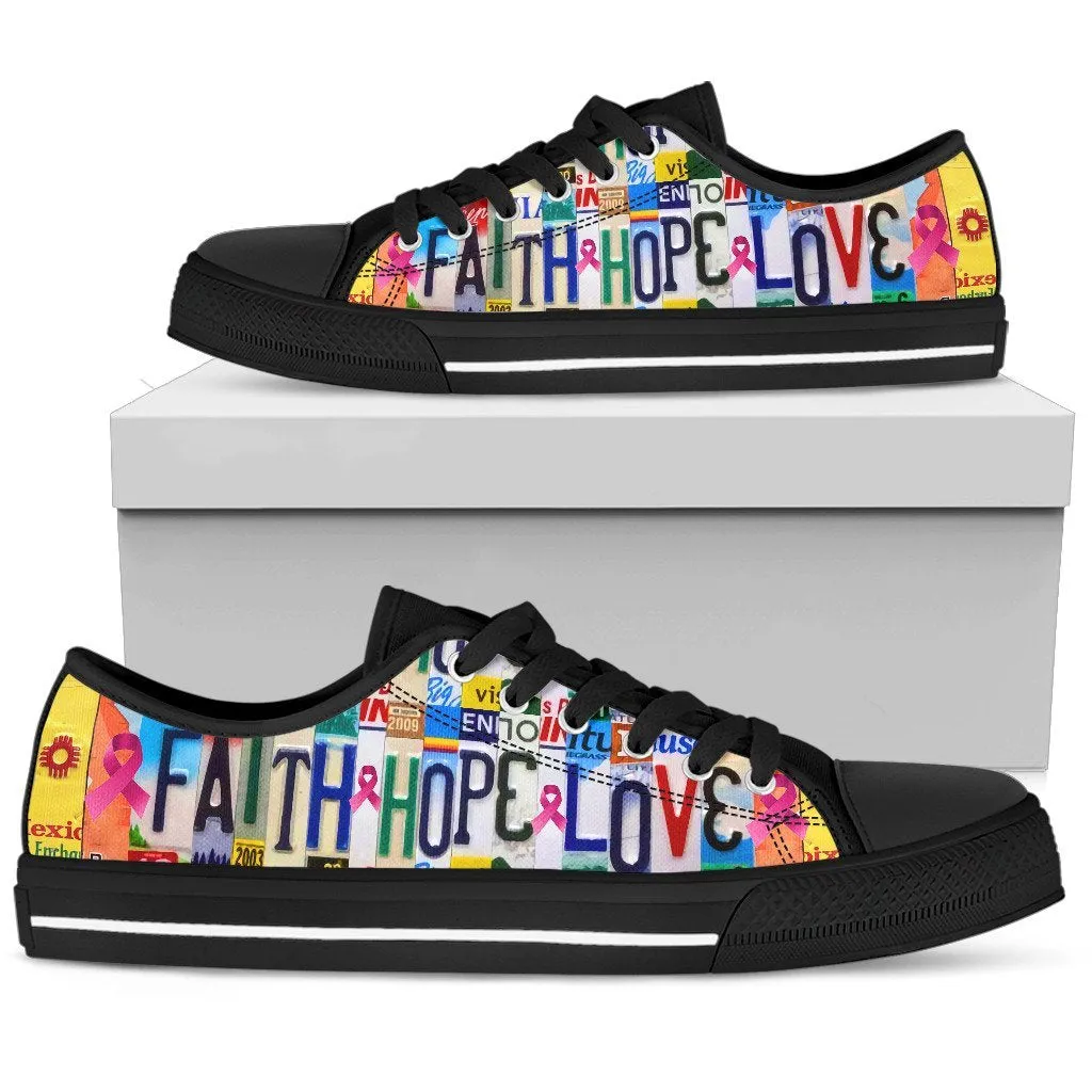 Faith Hope Love Low Top Shoes