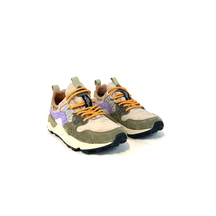 Flower Mountain - Yamano 3 Sneaker (Militare - Taupe - Violet)