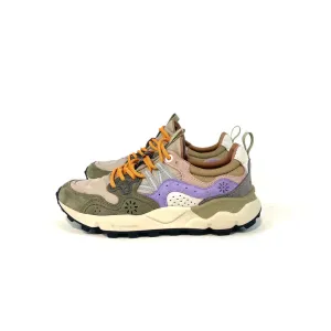 Flower Mountain - Yamano 3 Sneaker (Militare - Taupe - Violet)