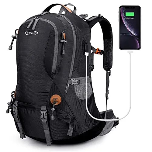 G4Free 50L Hiking Backpack with Rain Cover for Men Women