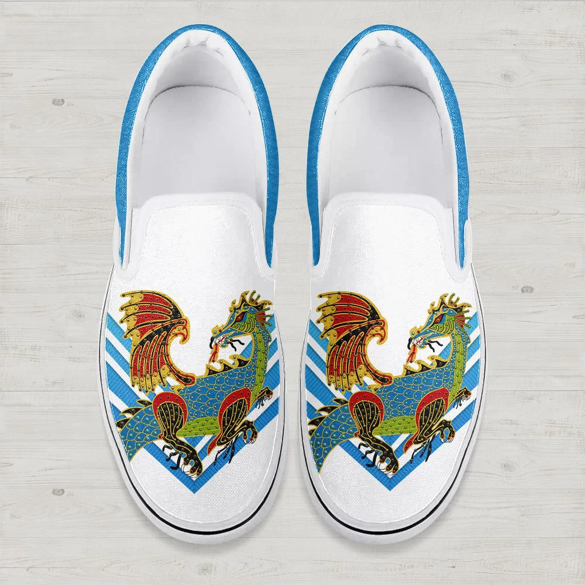 Gearhomie Elvis The Dragon Slip On Shoes