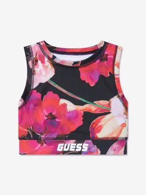 Guess Girls Branded Sports Top in Pink