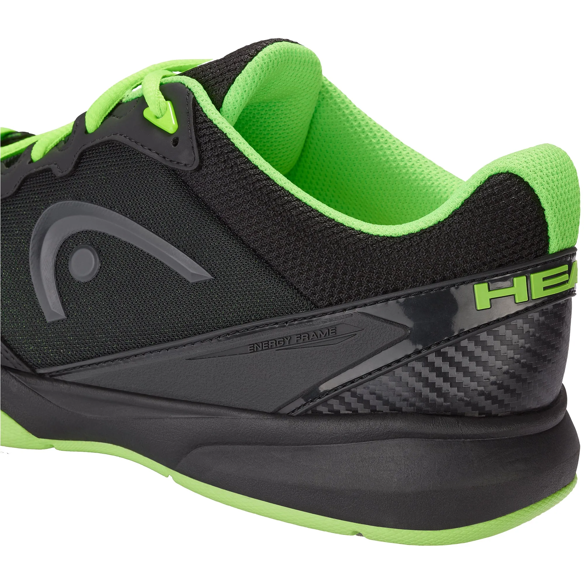 Head Revolt Black Mens Indoor Court Shoes