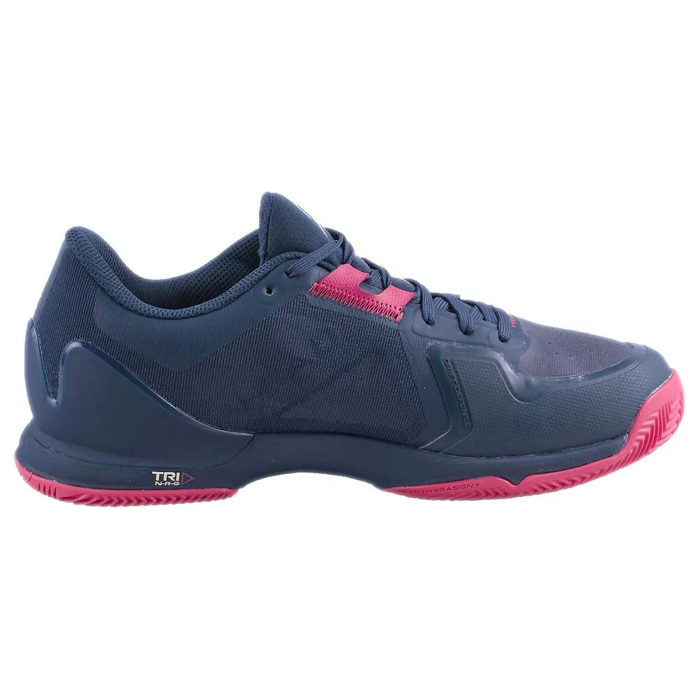 Head Women's Sprint Pro 3.5 - Clay - Dark Blue/Azalea