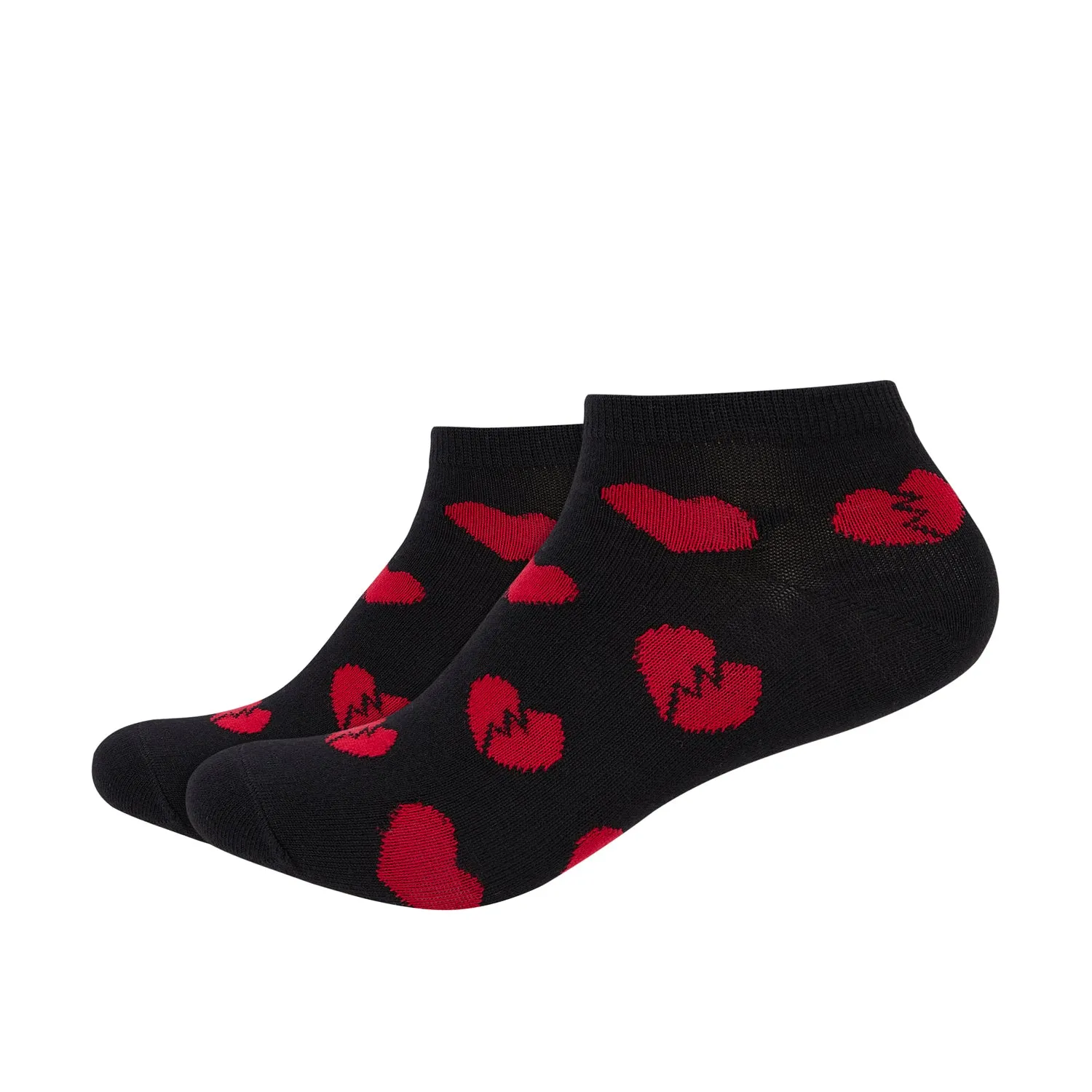 Heartbreak Printed Ankle Socks