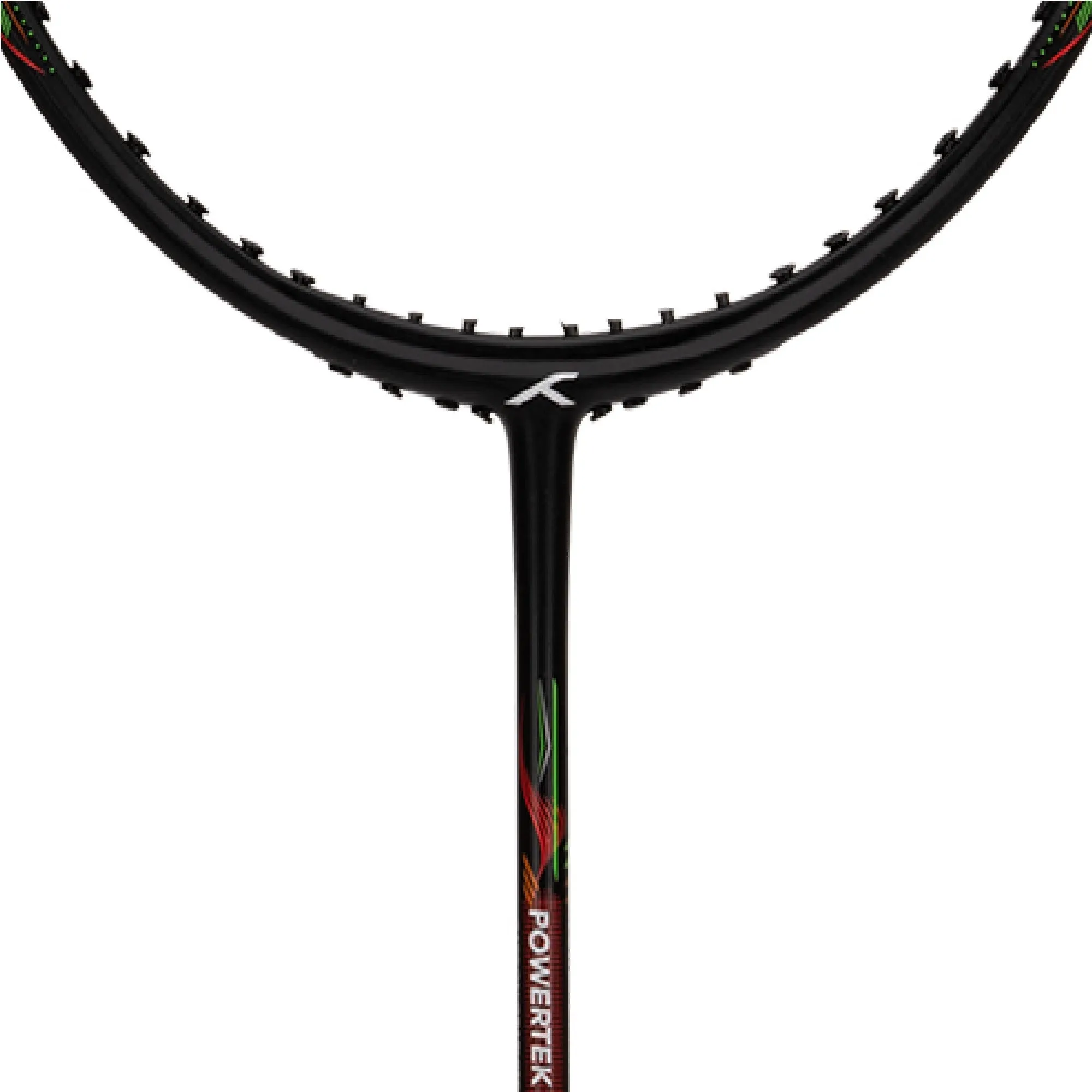 Hundred POWERTEK 1000 JR Strung Badminton Racquet (Black / Orange)