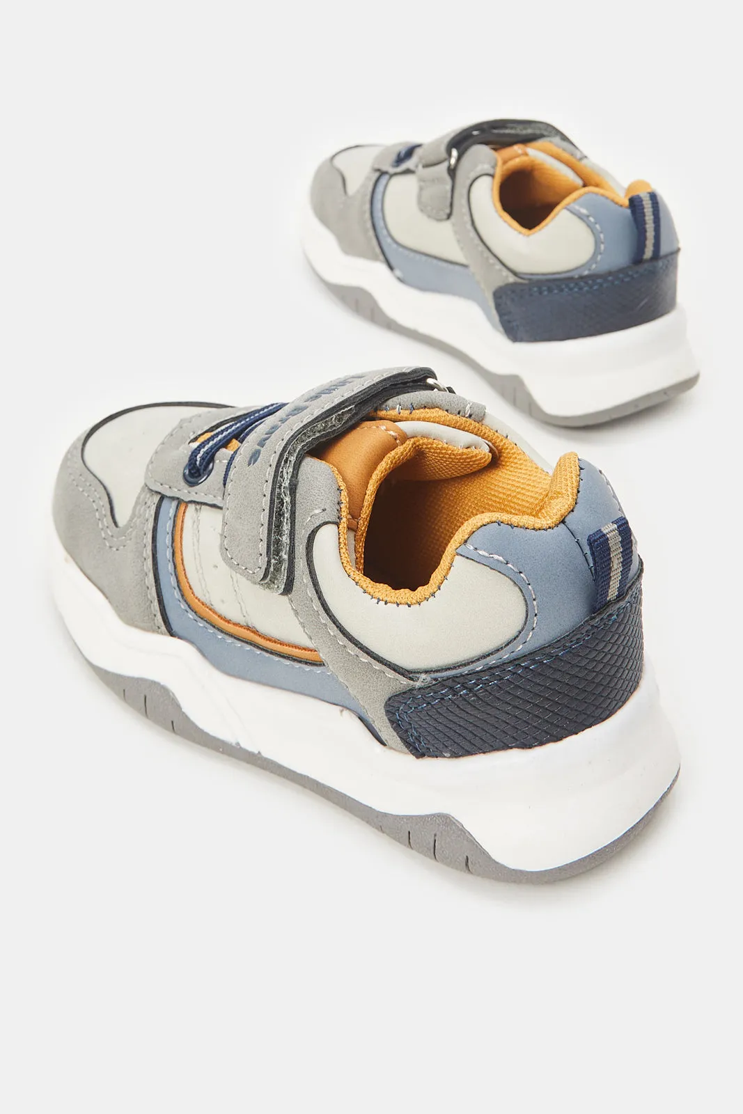 Infant Boys Grey Chunky Trainer