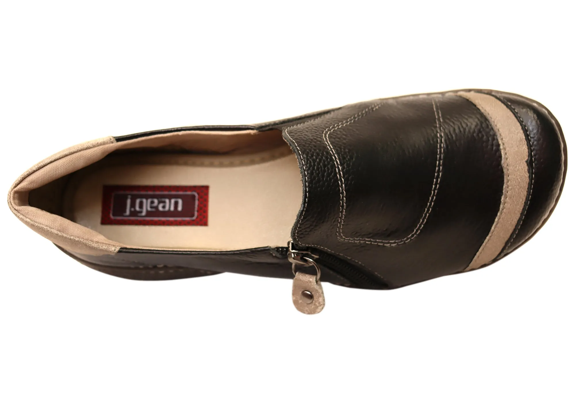 J Gean Norma Womens Comfortable Leather Shoes Made In Brazil