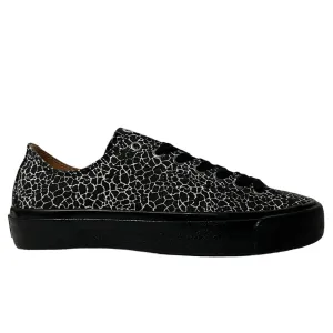 Last Resort AB VM003 Cracked Black White Canvas Shoes